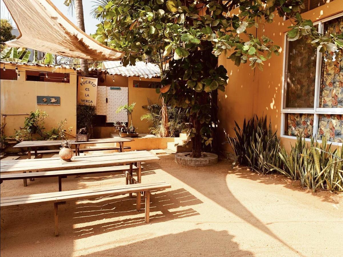 La Palmera Hostel Puerto Escondido  Eksteriør billede