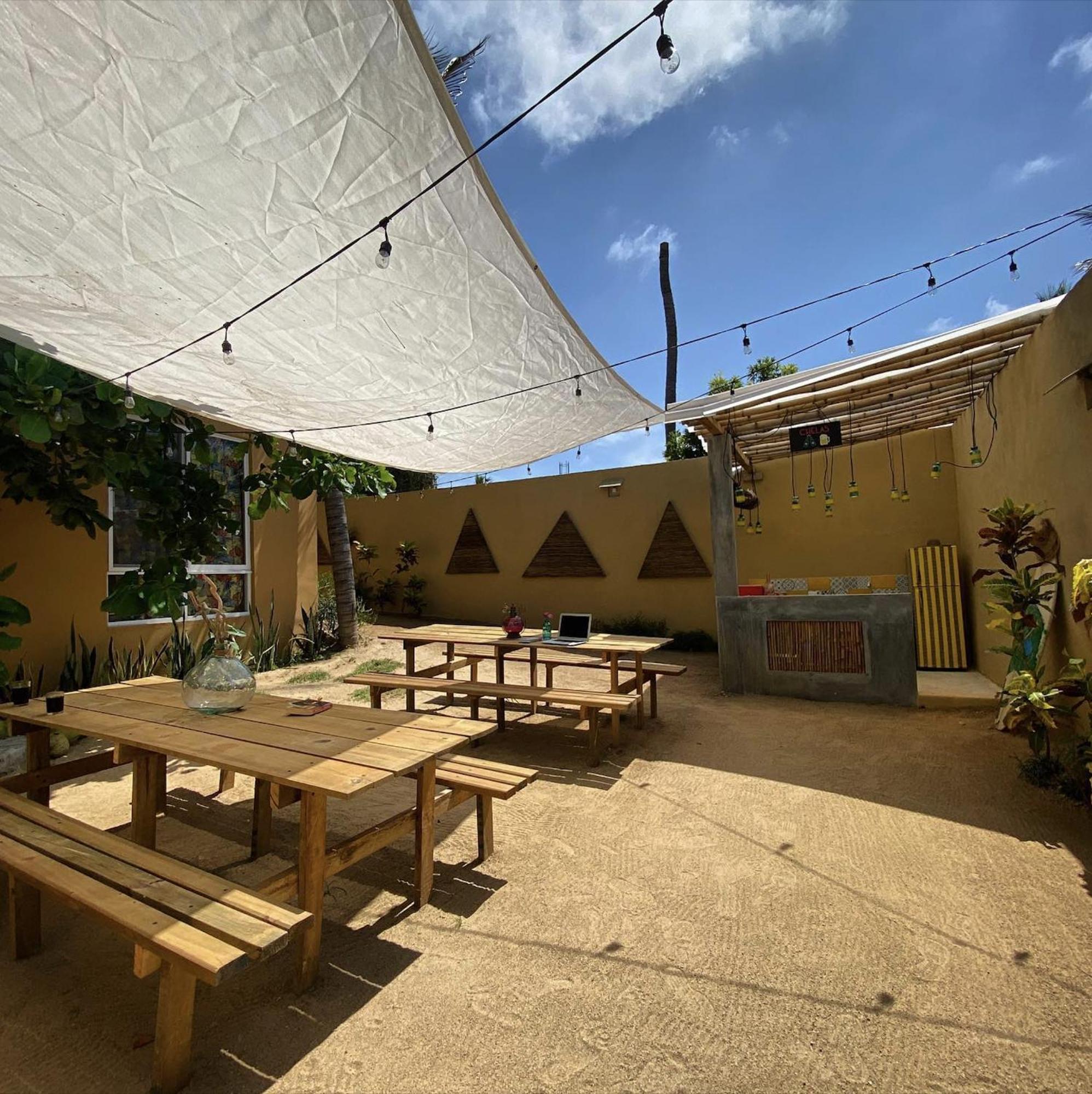 La Palmera Hostel Puerto Escondido  Eksteriør billede